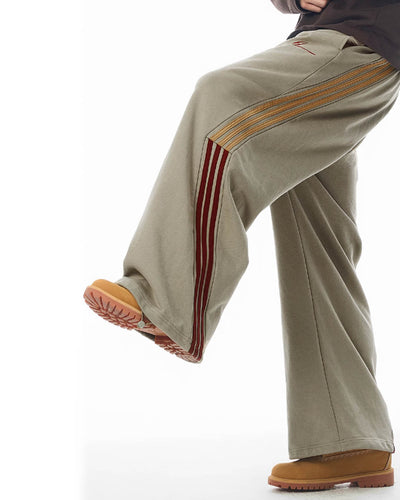 JHYQ Side Stripe Baggy Sweatpants | Face 3 Face