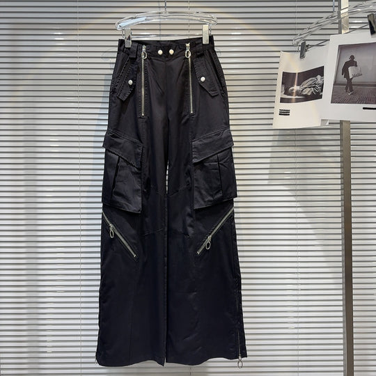 F3F Select Multi Zipper Patchwork Work Cargo Pants | Face 3 Face