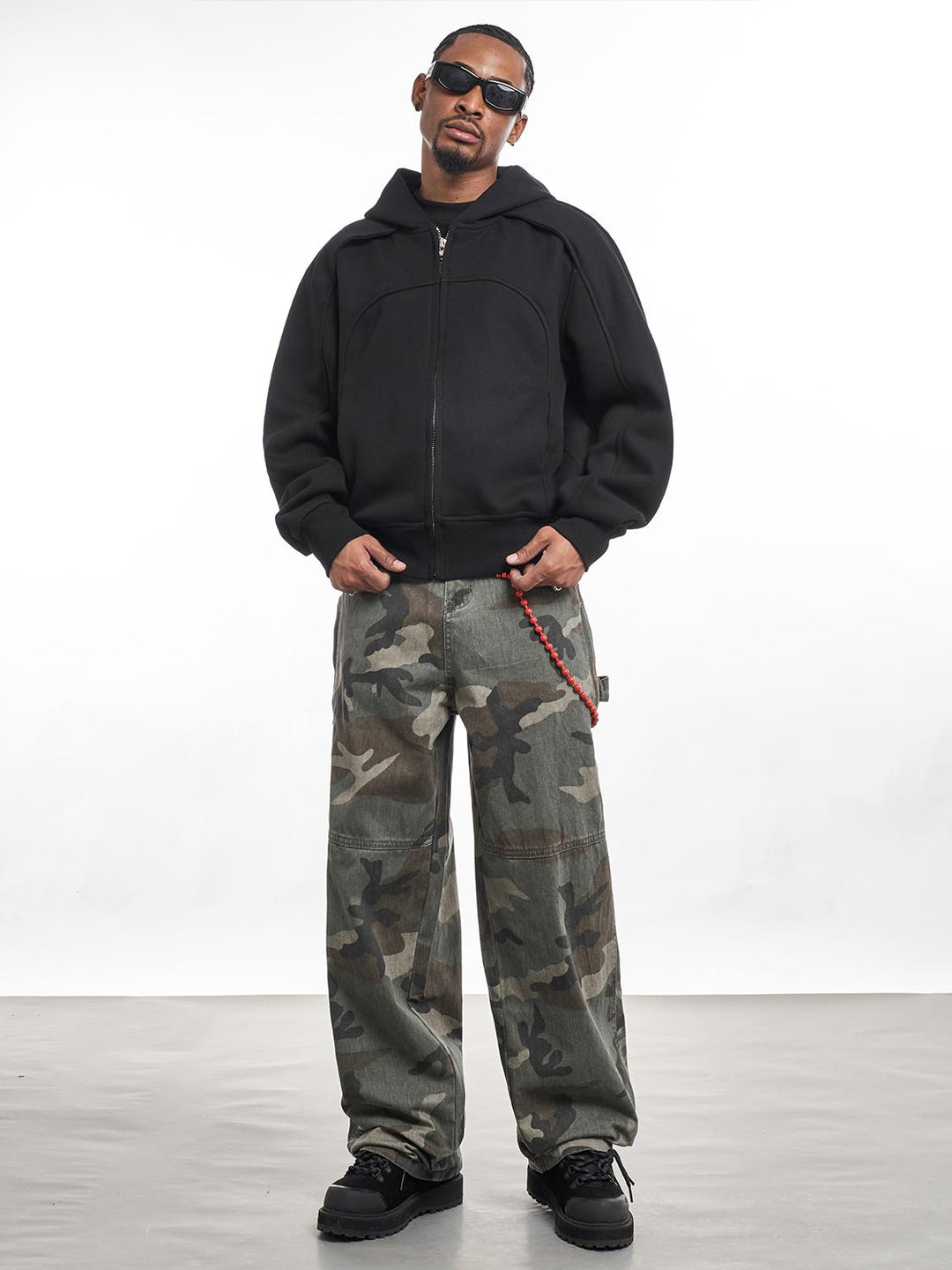 F3F Select Camouflage Work Baggy Jeans | Face 3 Face