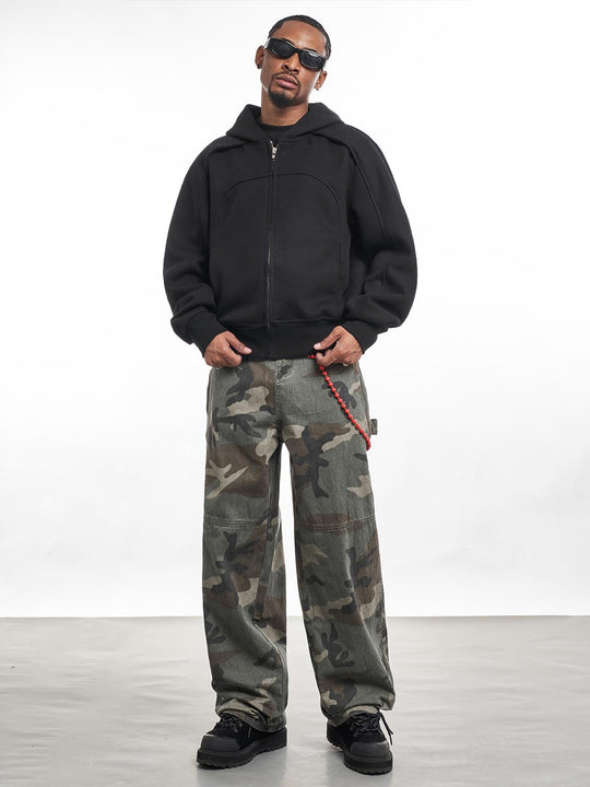 F3F Select Camouflage Work Baggy Jeans | Face 3 Face