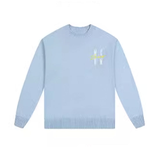 MEDM Basic Embroidery Logo Knit Sweater