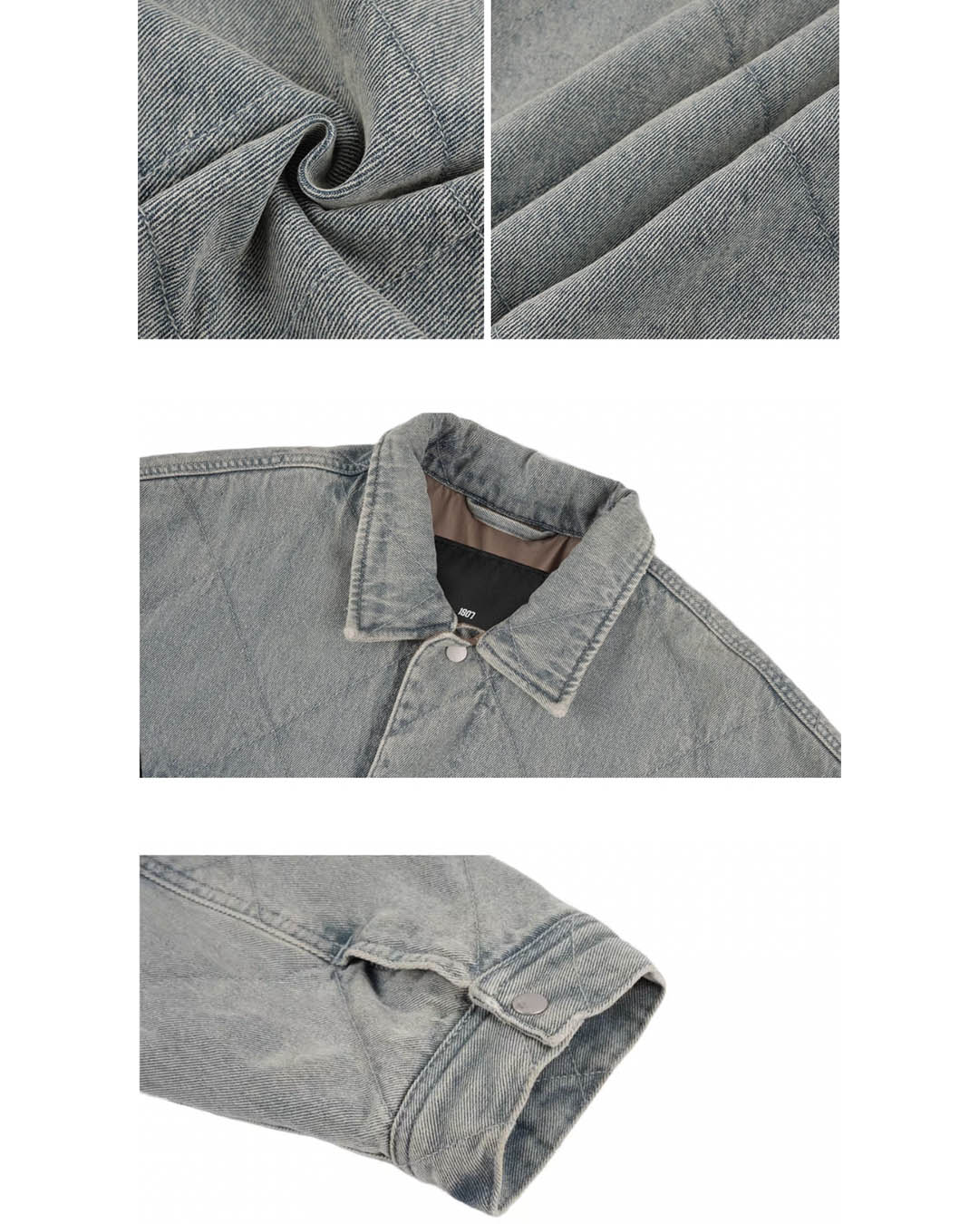 1807 Quilted Denim Jacket | Face 3 Face