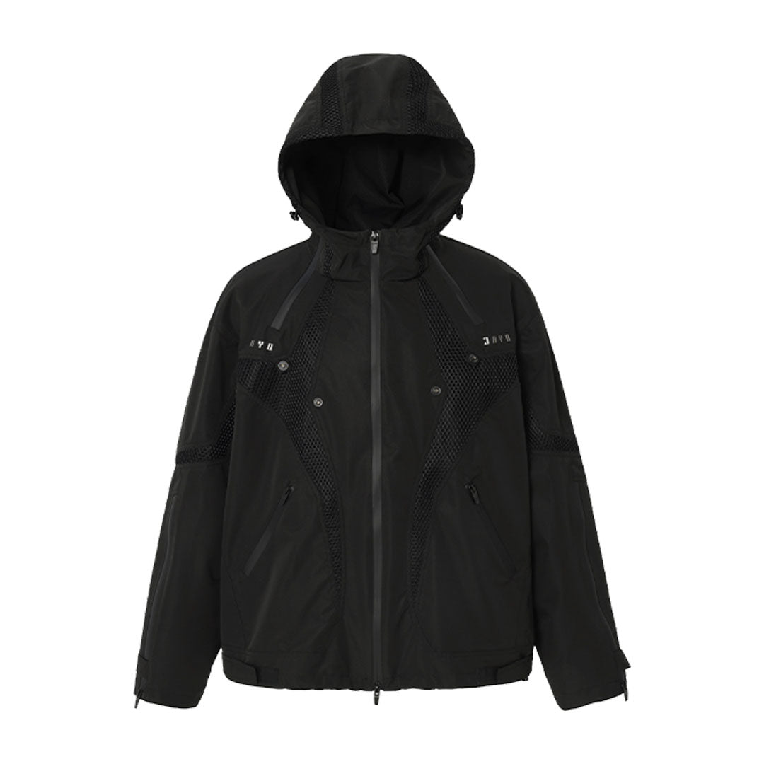 JHYQ Outdoor Hooded Mesh Rushing Jacket