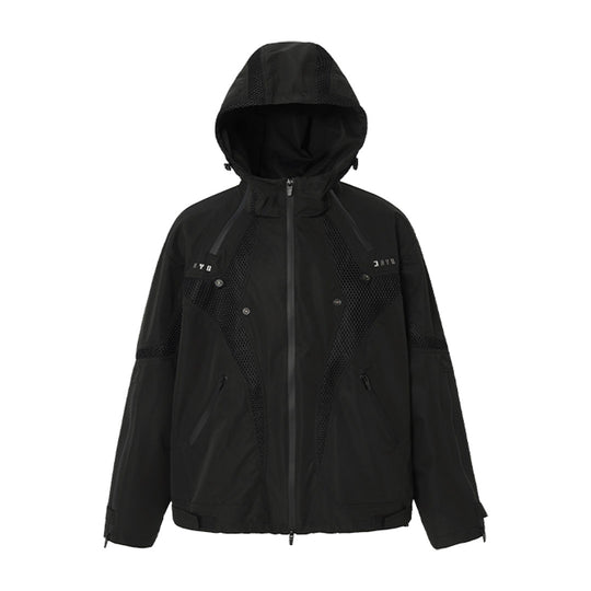 JHYQ Outdoor Hooded Mesh Rushing Jacket