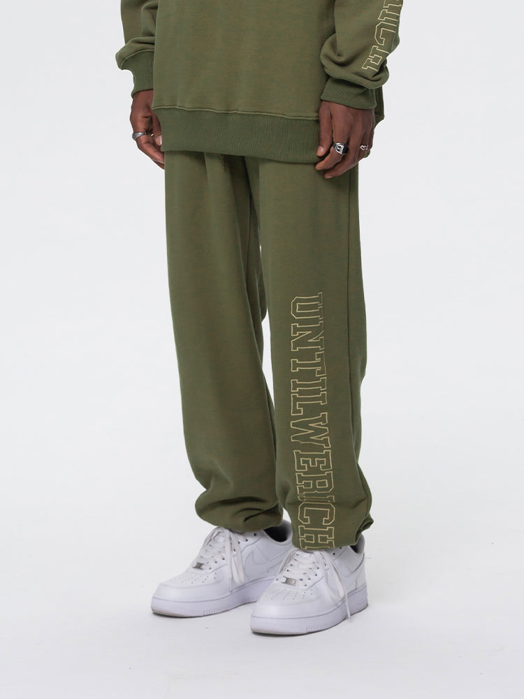 UNTILWERICH Logo Embroidered Sports Sweatpants | Face 3 Face