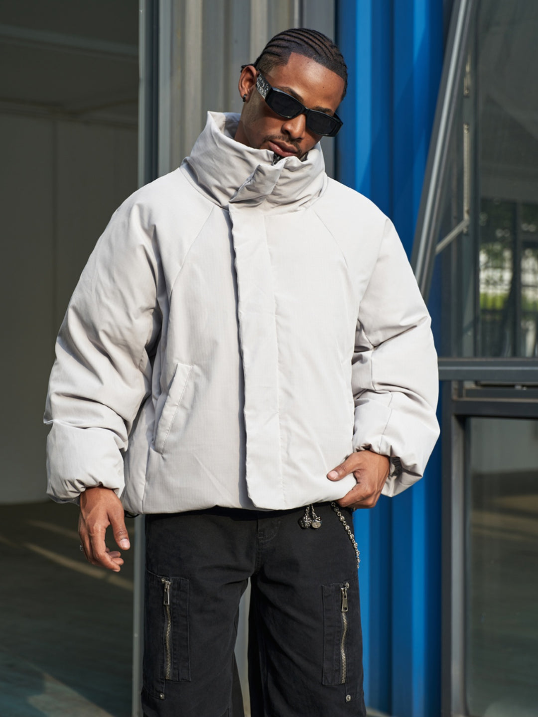 F3F Select Stand Up Collar Puffer Jacket | Face 3 Face