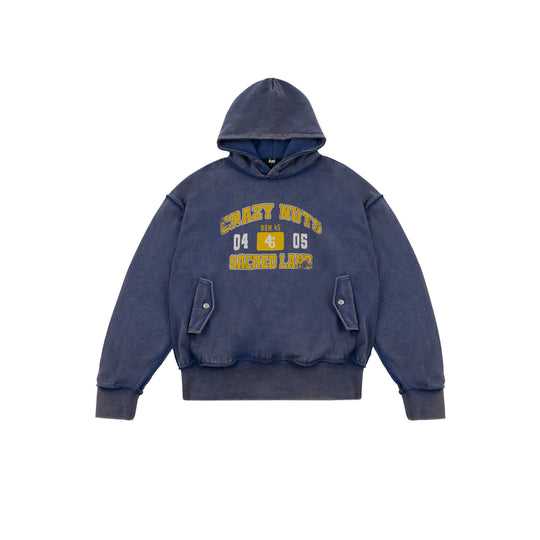 S45 Thread Destruction Washed Hoodie | Face 3 Face