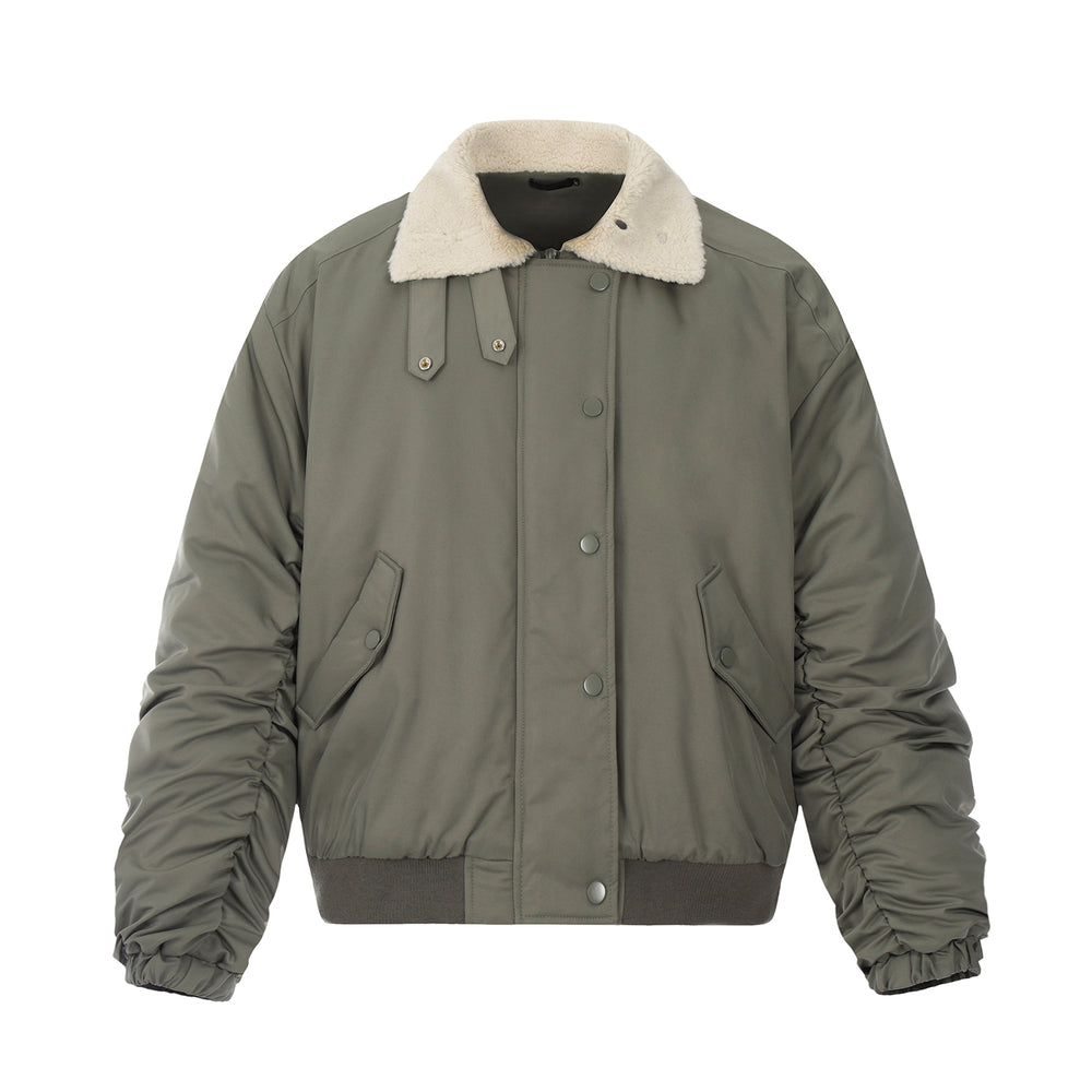F3F Select Fur Collar MA-1 Bomber Flight Jacket | Face 3 Face