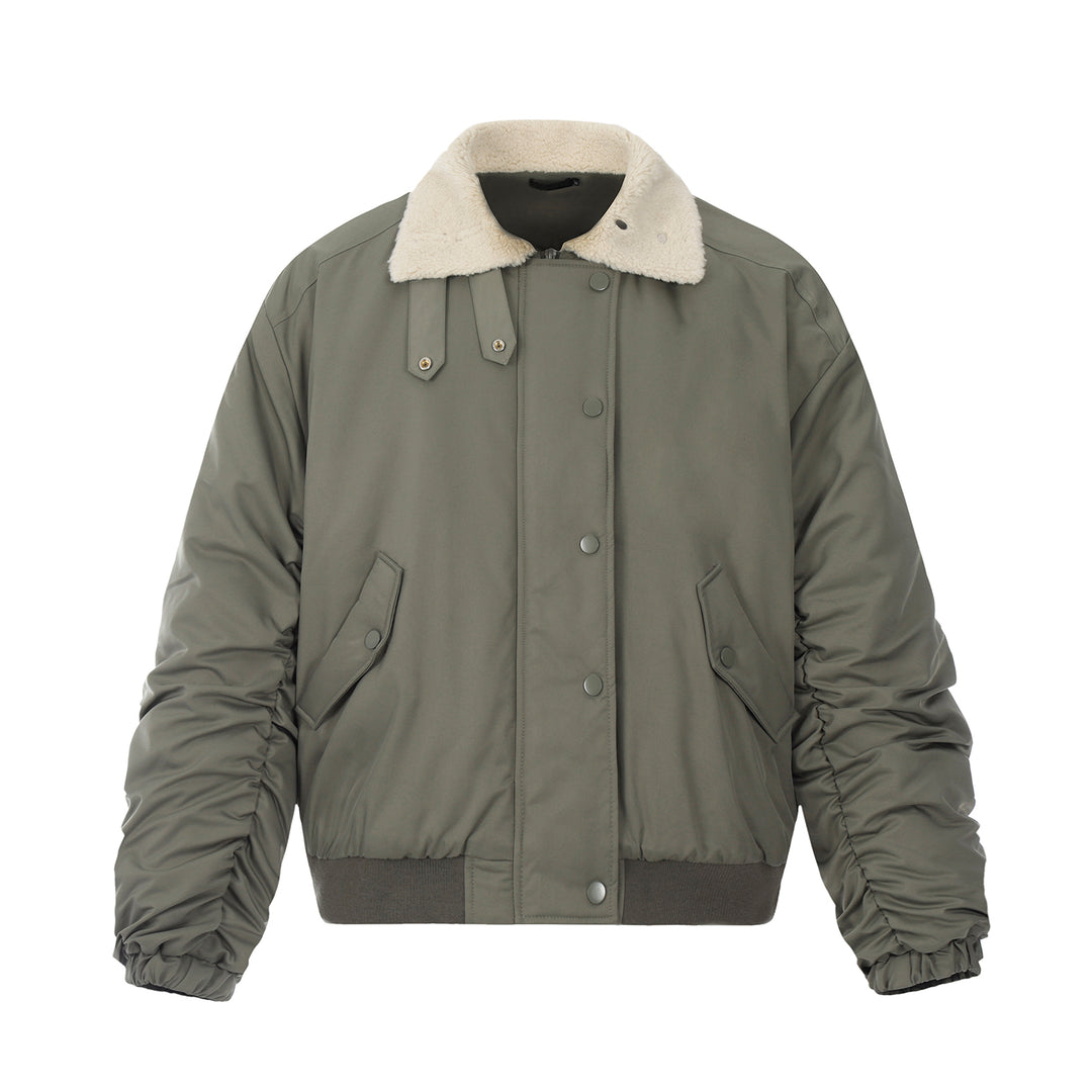 F3F Select Fur Collar MA-1 Bomber Flight Jacket | Face 3 Face
