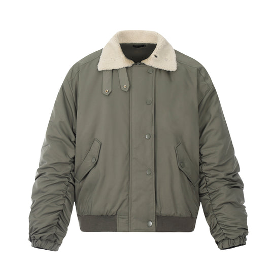 F3F Select Fur Collar MA-1 Bomber Flight Jacket | Face 3 Face