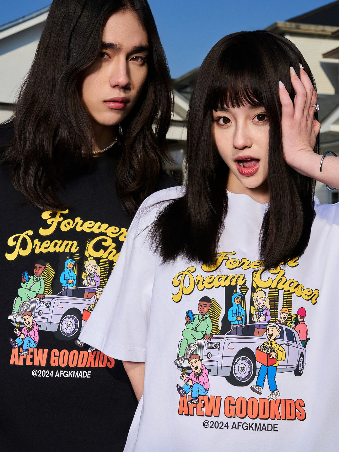 AFGK Night Scene Urban Print Tee