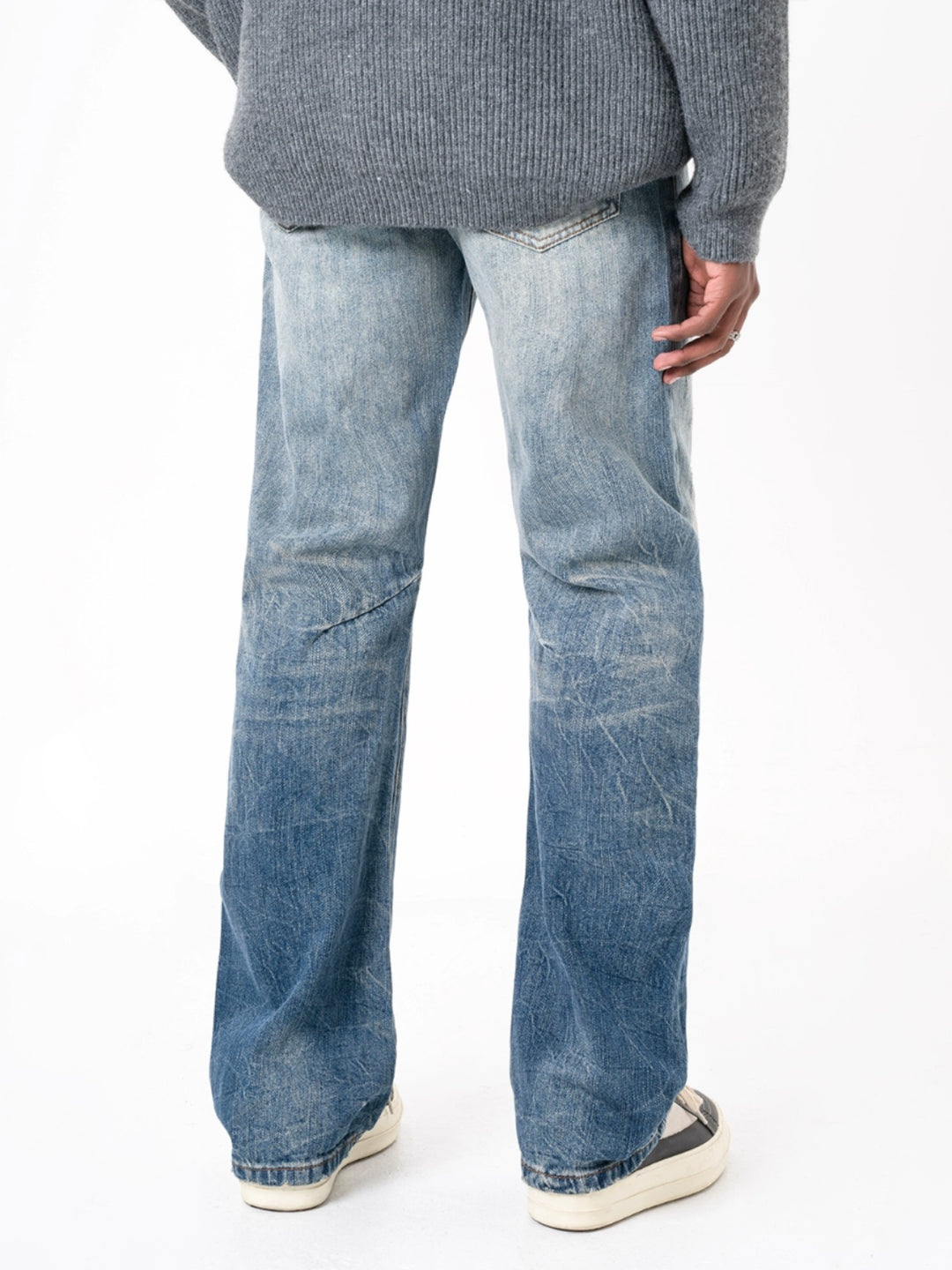 F3F Select Cracked Washed Old Jeans