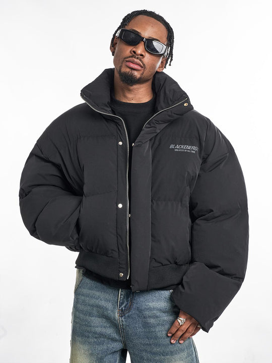 F3F Select Stand Up Collar Short Puffer Jacket | Face 3 Face