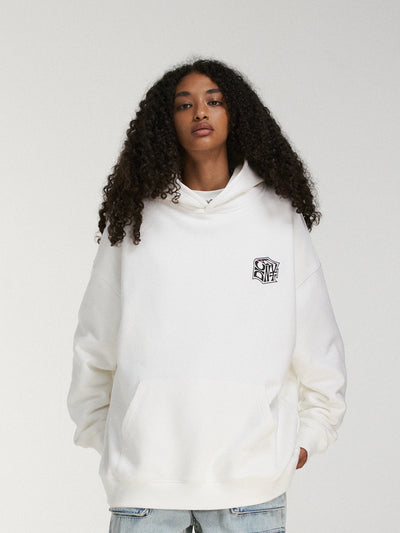 DICETINY Dice Roll Foam Letter Print Hoodie | Face 3 Face