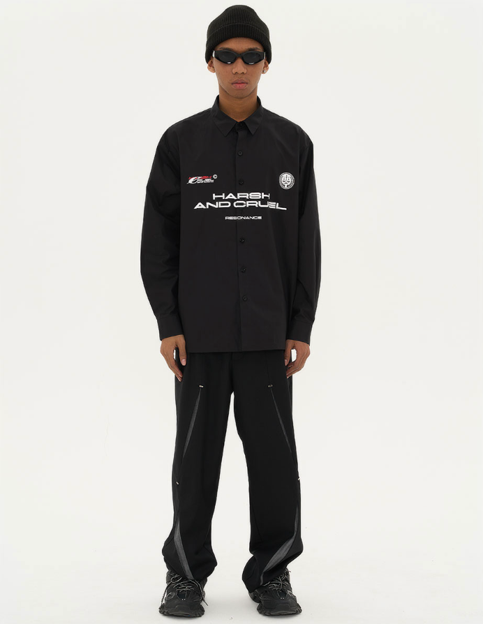 Harsh and Cruel Football Logo L/S Shirt