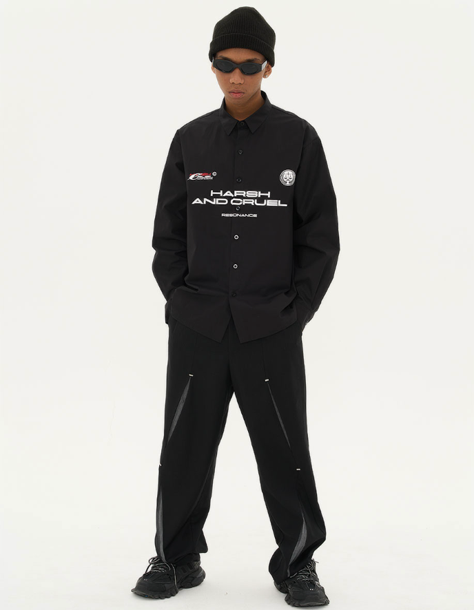 Harsh and Cruel Football Logo L/S Shirt