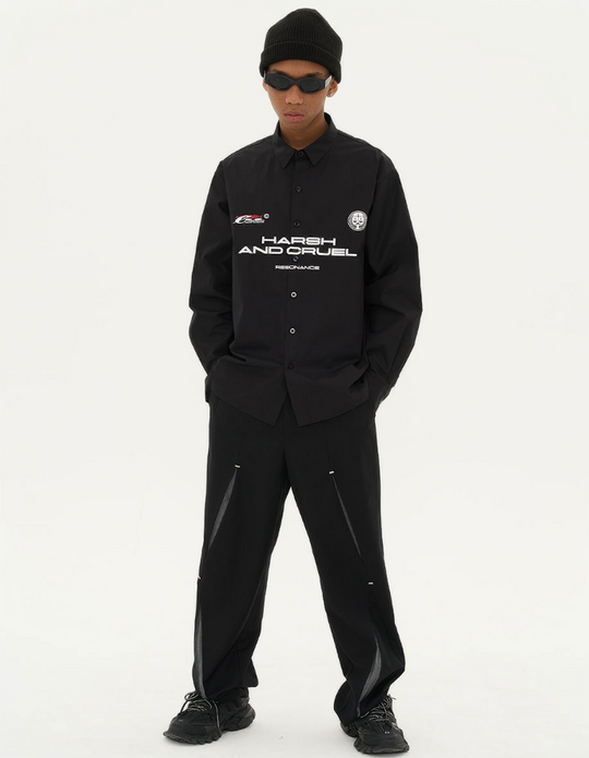 Harsh and Cruel Football Logo L/S Shirt