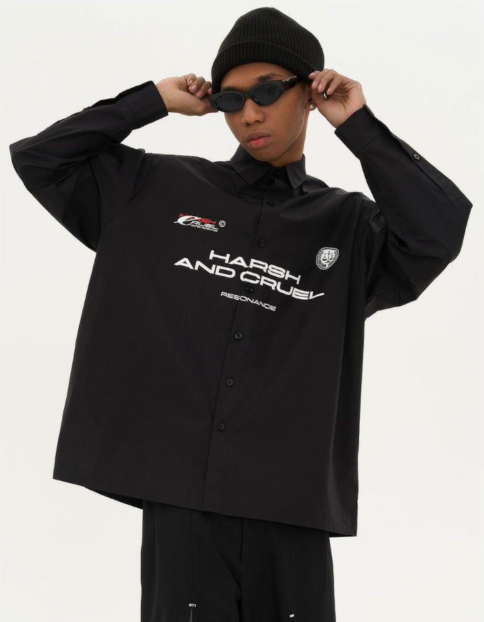 Harsh and Cruel Football Logo L/S Shirt