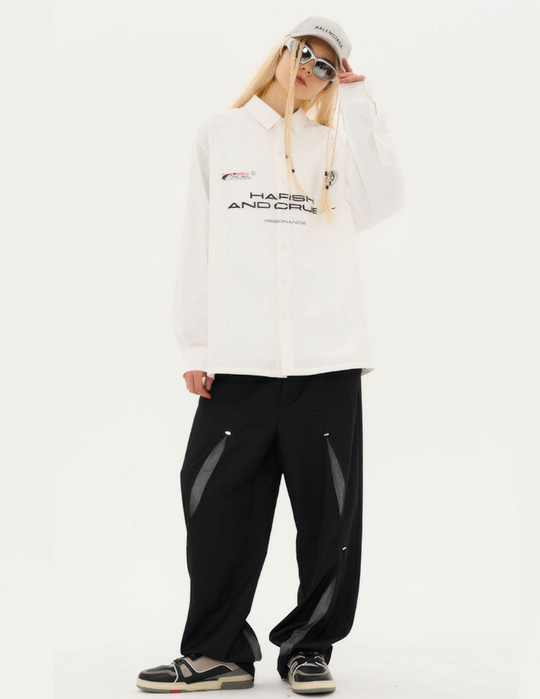 Harsh and Cruel Football Logo L/S Shirt