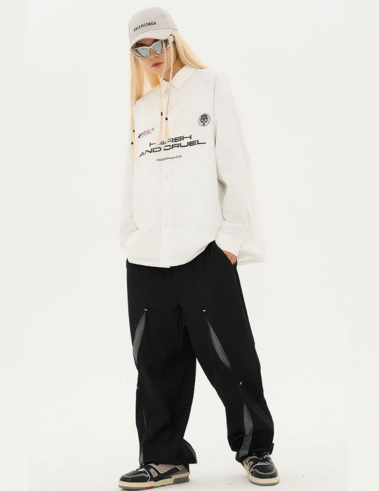 Harsh and Cruel Football Logo L/S Shirt