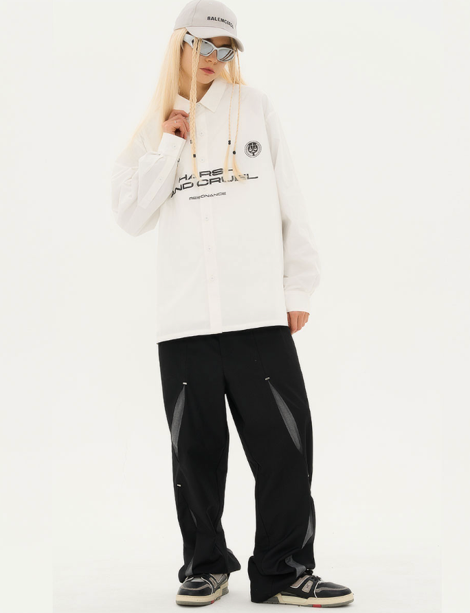 Harsh and Cruel Football Logo L/S Shirt