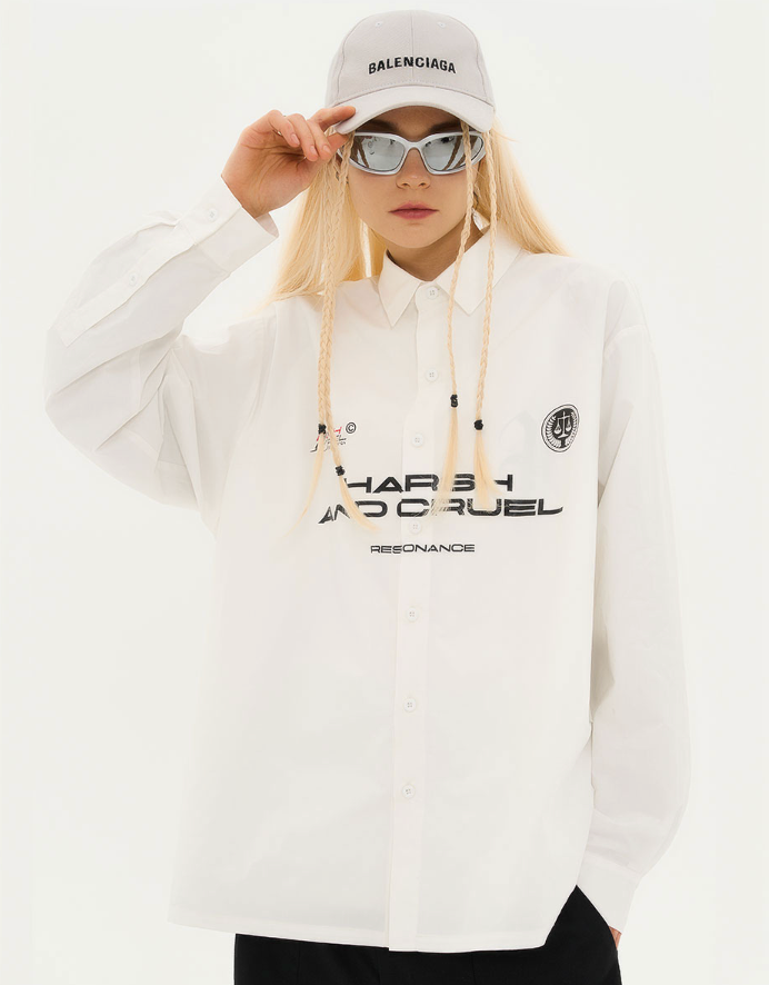 Harsh and Cruel Football Logo L/S Shirt