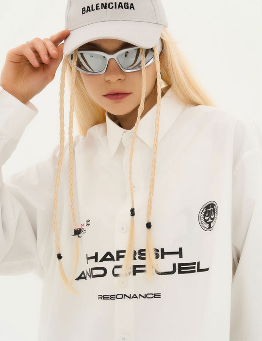 Harsh and Cruel Football Logo L/S Shirt