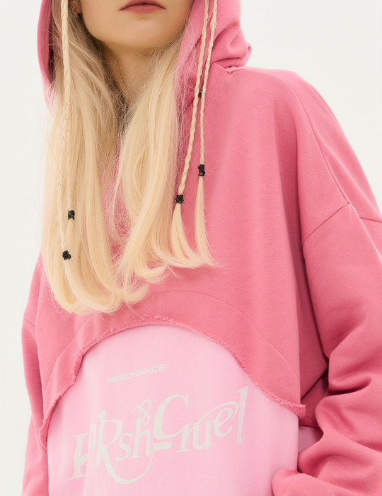 Harsh and Cruel Deconstructed Patchwork Hoodie