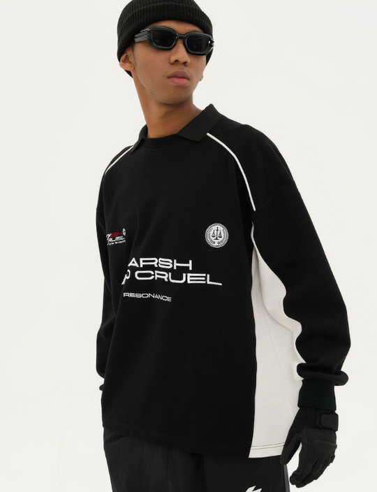 Harsh and Cruel Football Logo Jersey Sweater