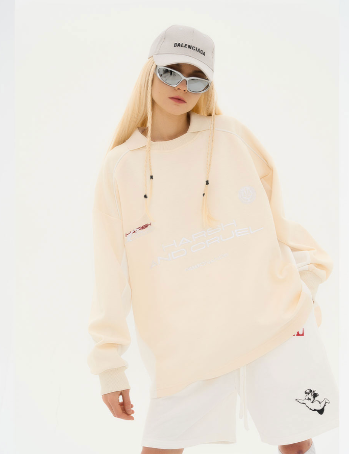 Harsh and Cruel Football Logo Jersey Sweater