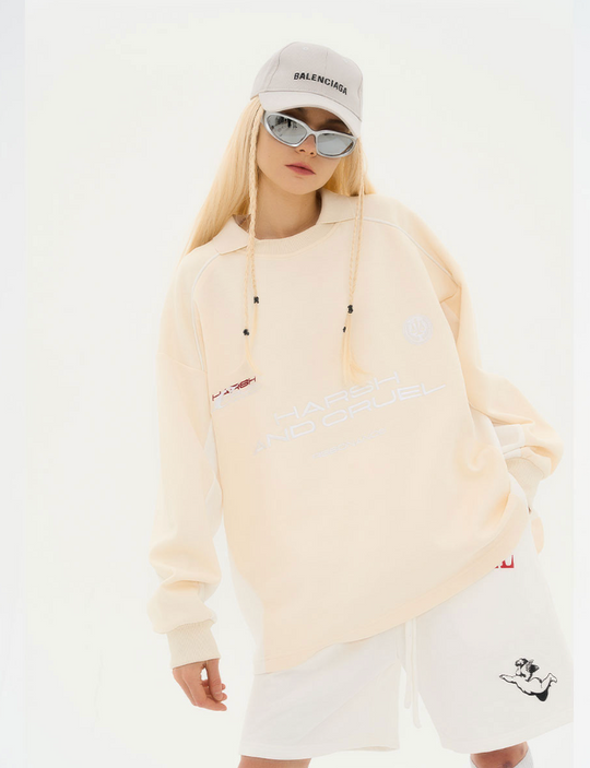 Harsh and Cruel Football Logo Jersey Sweater