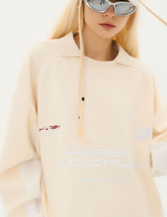 Harsh and Cruel Football Logo Jersey Sweater