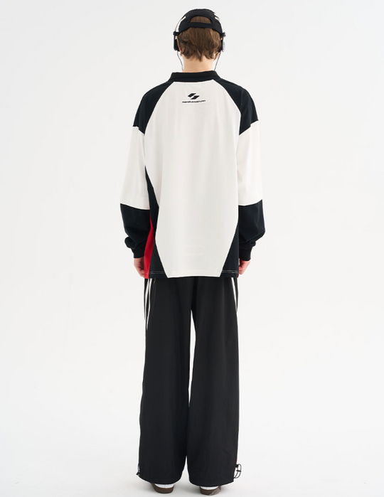 Harsh and Cruel Retro Stitching Two Pieces L/S Jersey