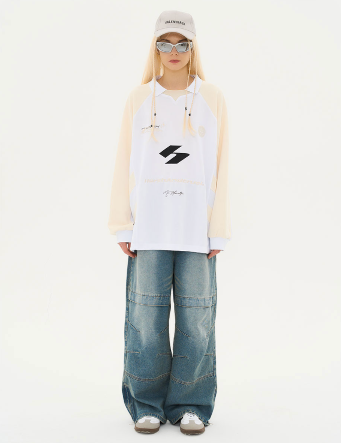 Harsh and Cruel Stitched Raglan Logo Jersey