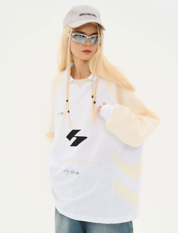 Harsh and Cruel Stitched Raglan Logo Jersey