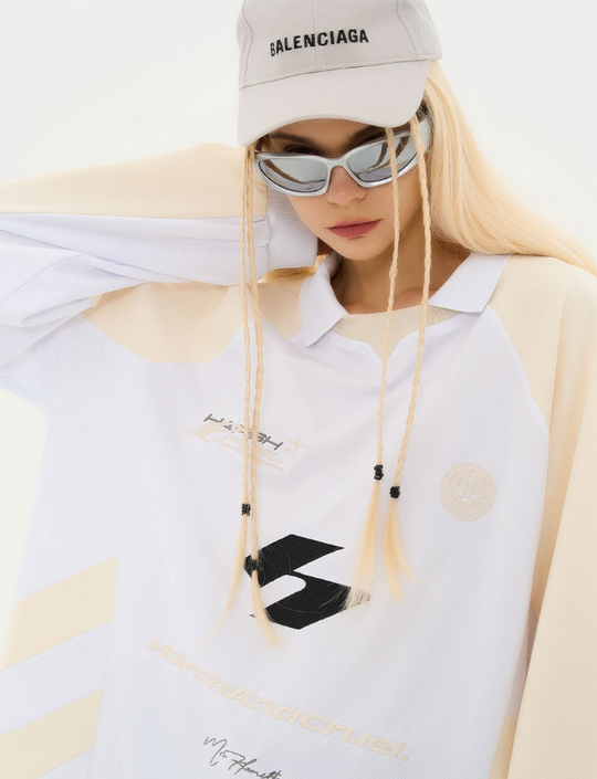 Harsh and Cruel Stitched Raglan Logo Jersey