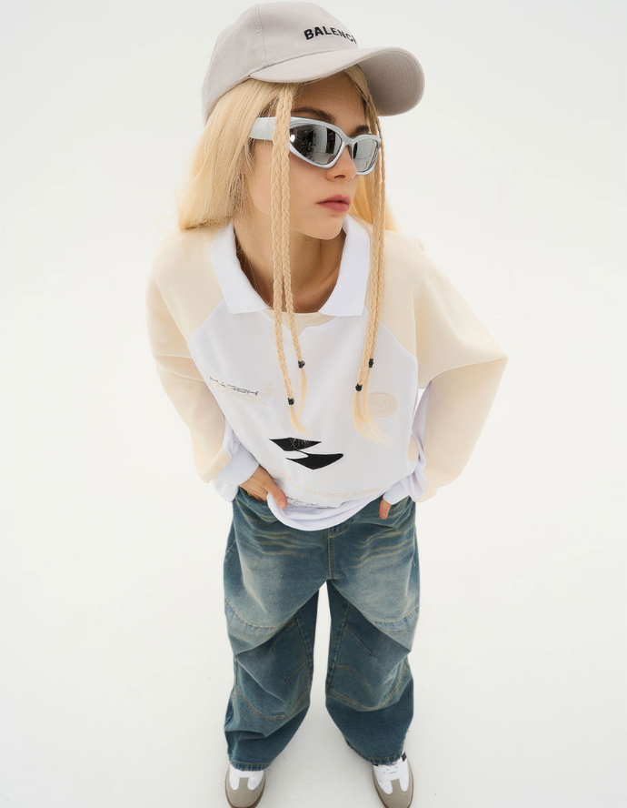 Harsh and Cruel Stitched Raglan Logo Jersey