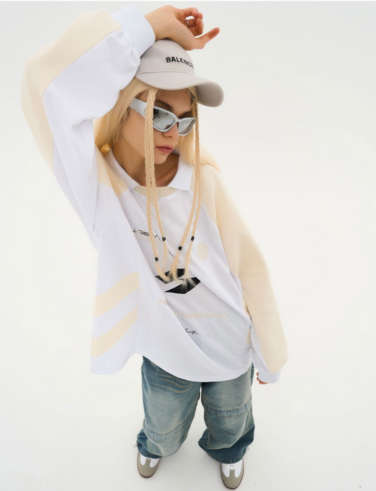 Harsh and Cruel Stitched Raglan Logo Jersey