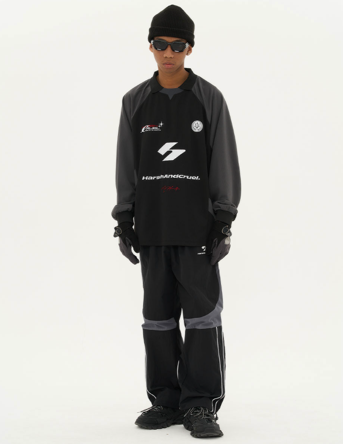 Harsh and Cruel Stitched Raglan Logo Jersey