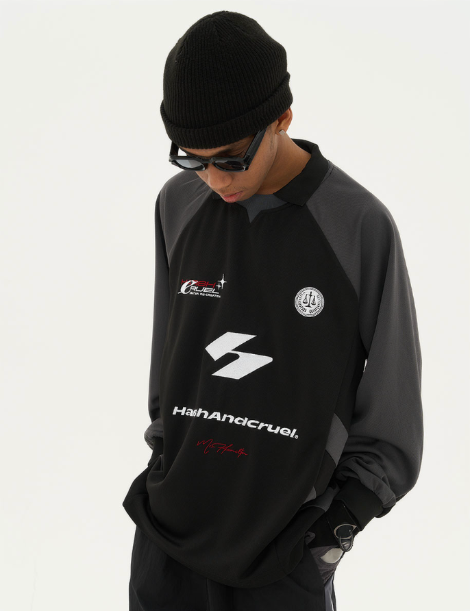 Harsh and Cruel Stitched Raglan Logo Jersey