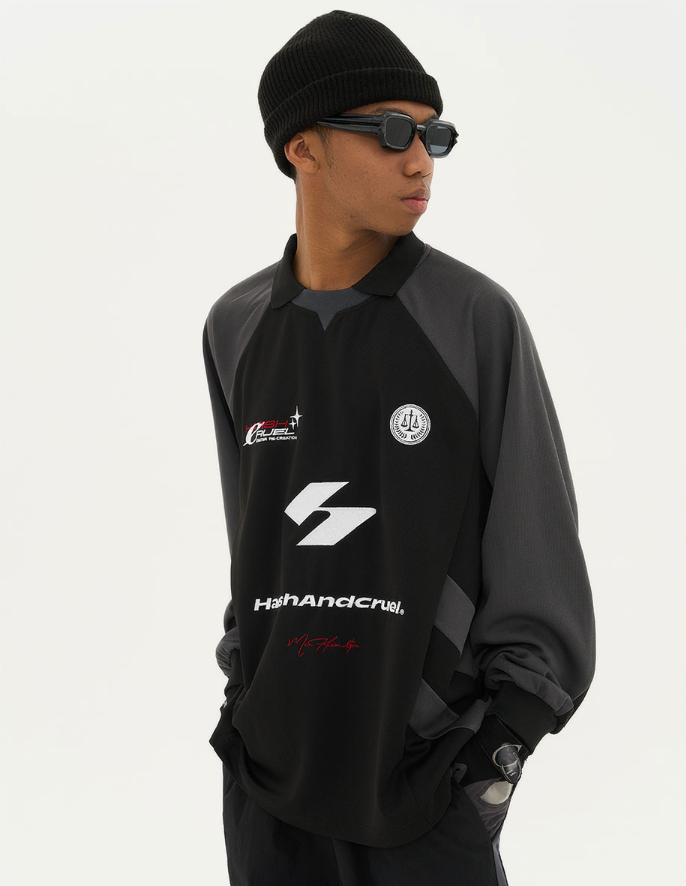 Harsh and Cruel Stitched Raglan Logo Jersey