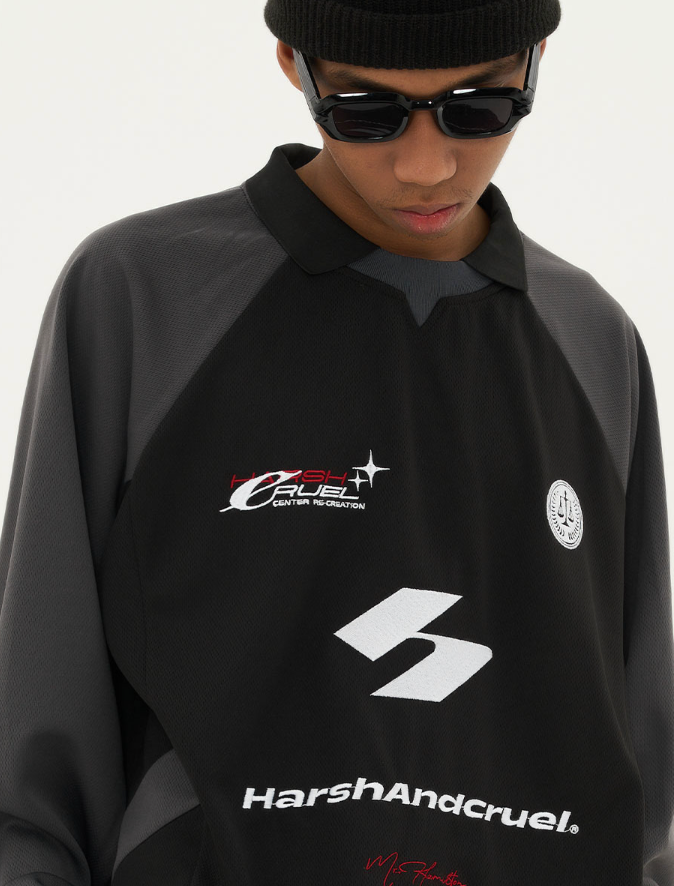 Harsh and Cruel Stitched Raglan Logo Jersey