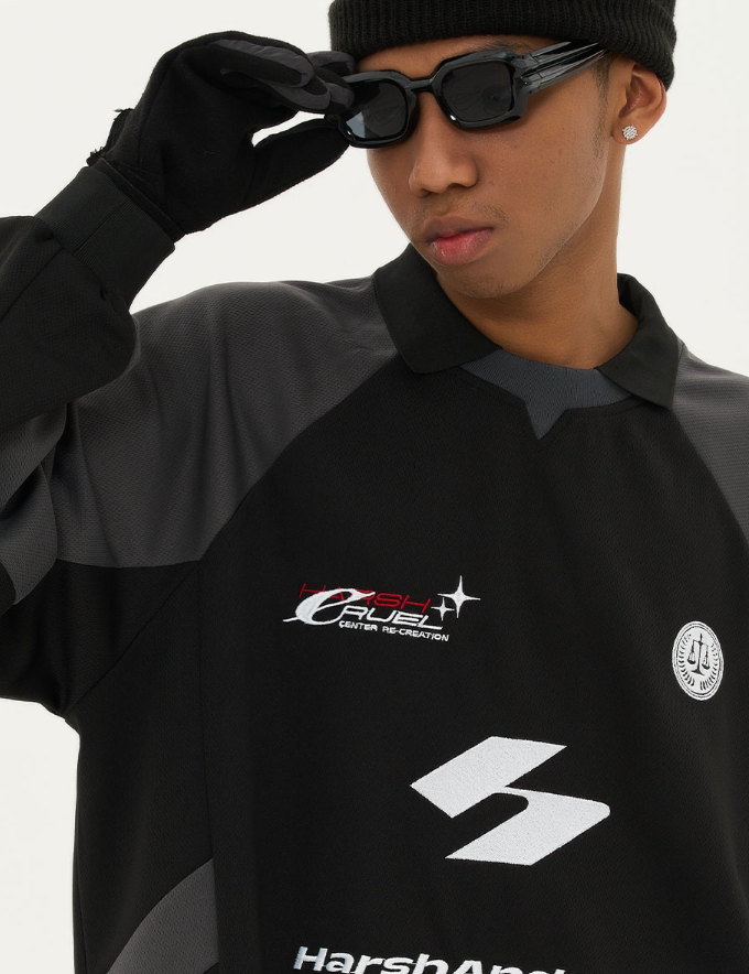 Harsh and Cruel Stitched Raglan Logo Jersey