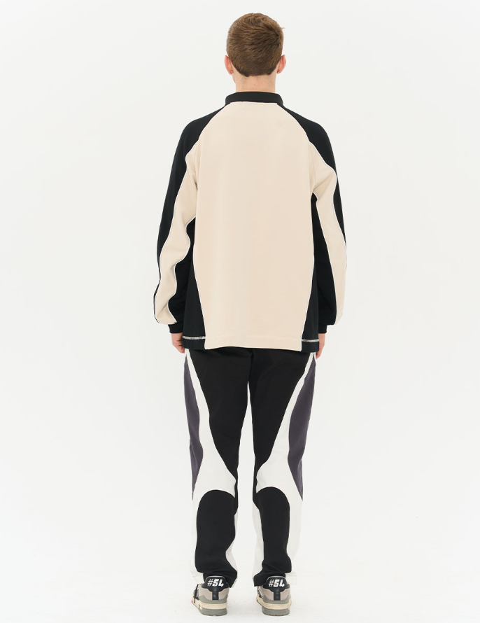 Harsh and Cruel Retro Zipper Polo Shirt