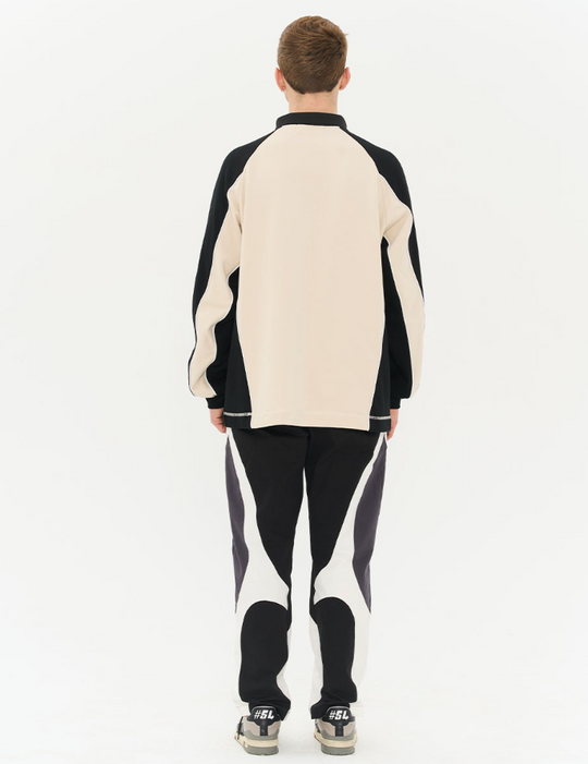 Harsh and Cruel Retro Zipper Polo Shirt