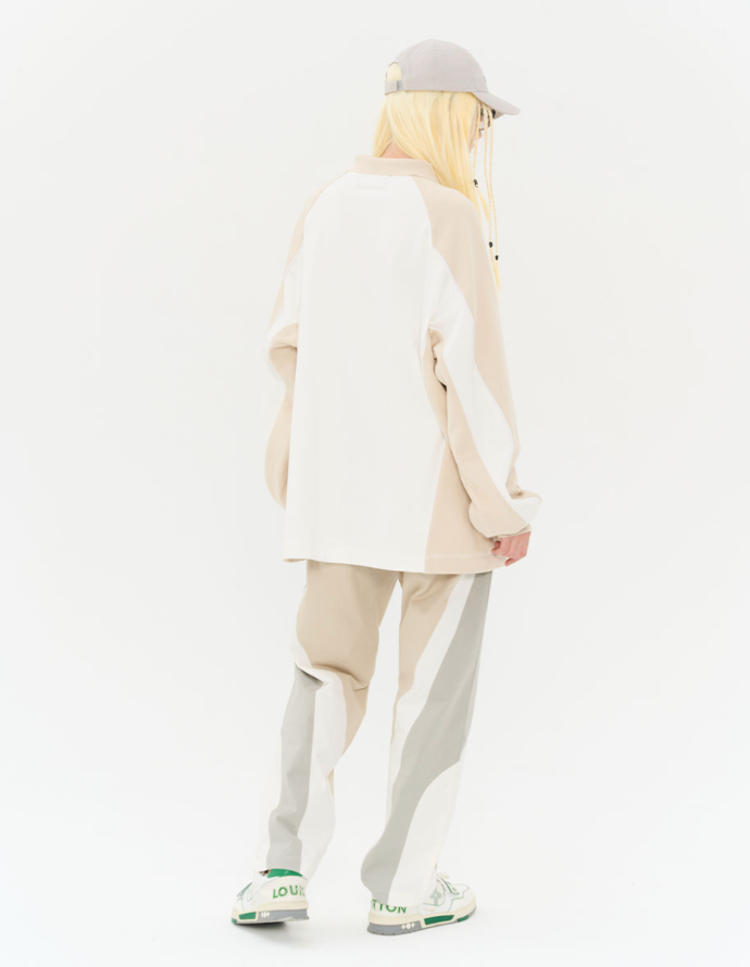 Harsh and Cruel Retro Zipper Polo Shirt