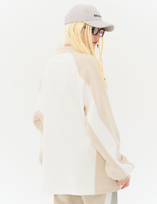 Harsh and Cruel Retro Zipper Polo Shirt