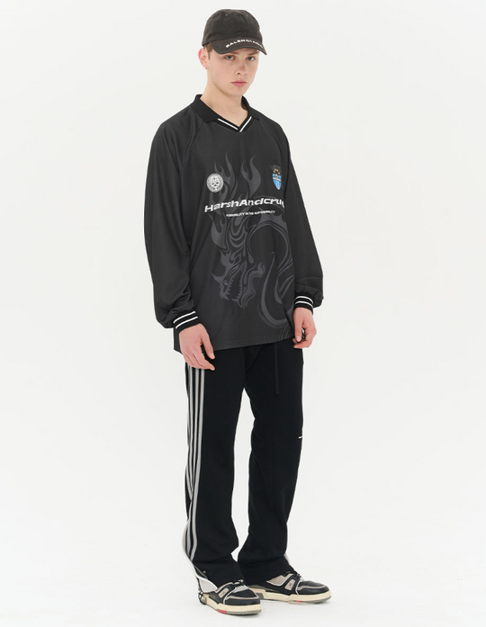 Harsh and Cruel Dragon Logo Jersey Shirt