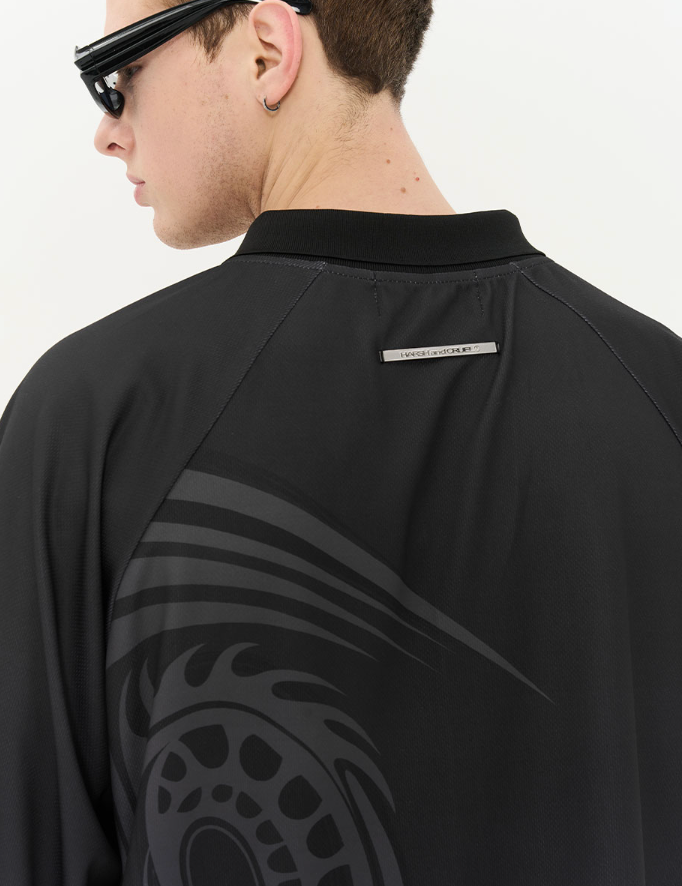 Harsh and Cruel Dragon Logo Jersey Shirt