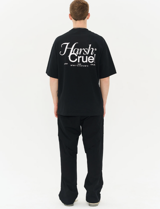 Harsh and Cruel Deconstructed Stitched Pleated Trousers